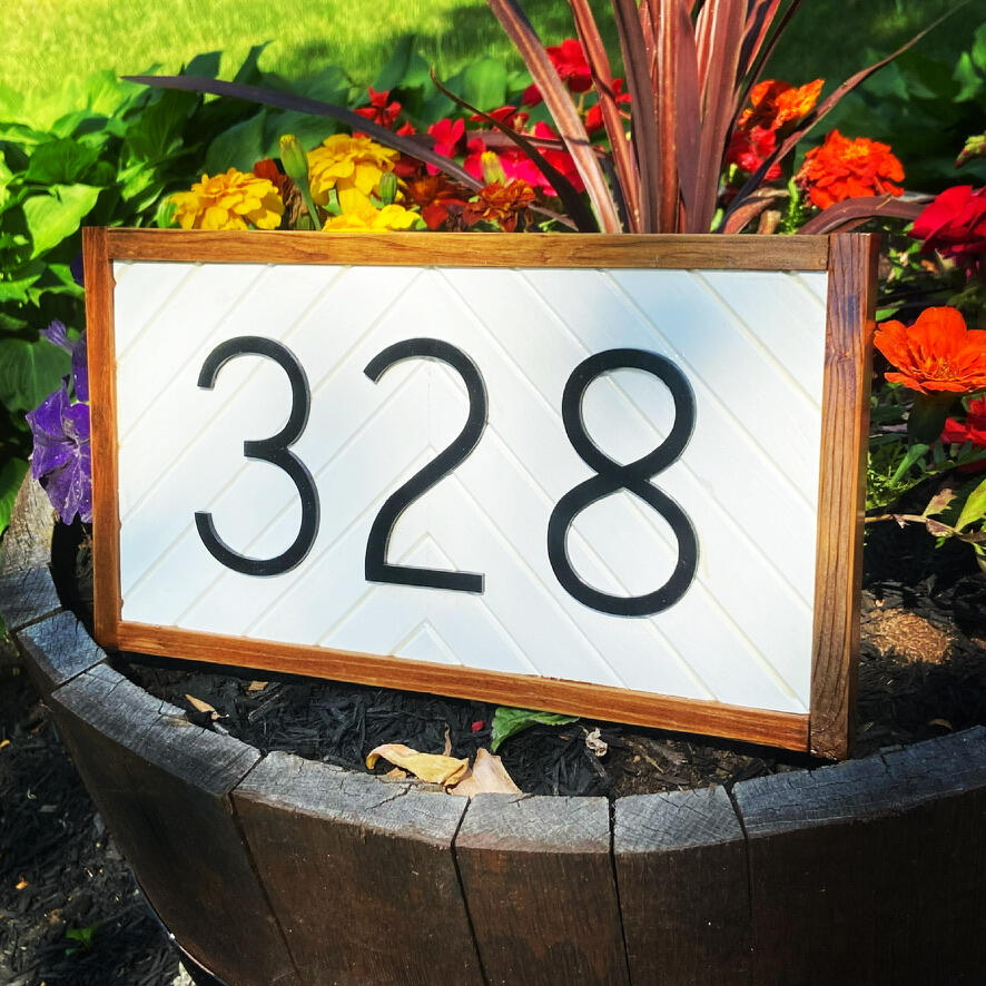 House Number Sign